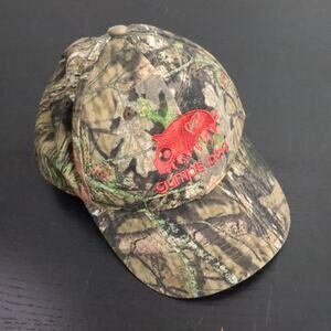 OC Sports Gump’s BBQ Camo Adjustable Baseball Cap Logo Hat Casual Outdoor